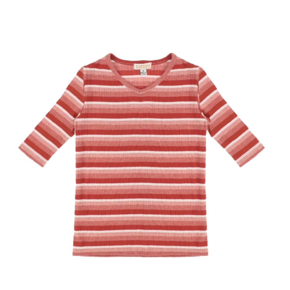 Cozy Striped Long Sleeve Tee for Kids
